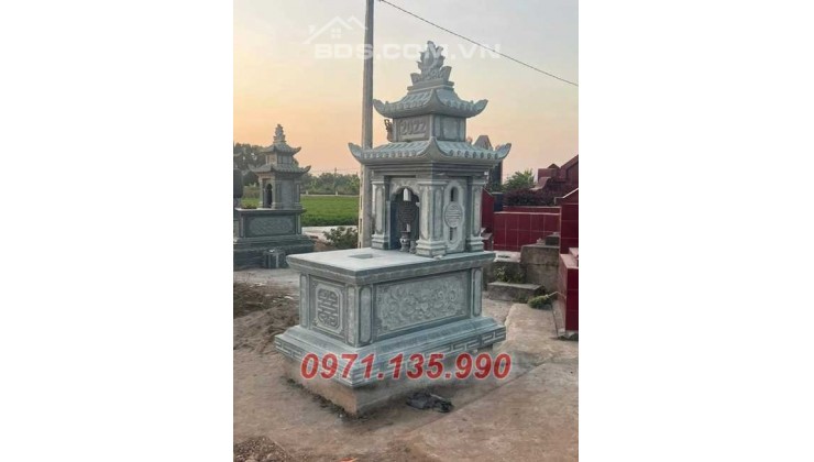 mẫu mộ bằng đá đẹp bán tại Hà Nội - mộ đá để thờ tro hài cốt